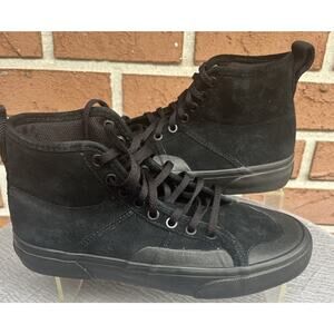 Men's Globe Los Angered II Black High Top Skateboard Shoes Size 7
